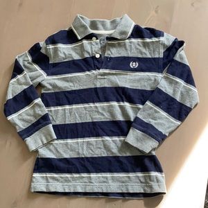 Izod Grey & Blue Rugby Shirt